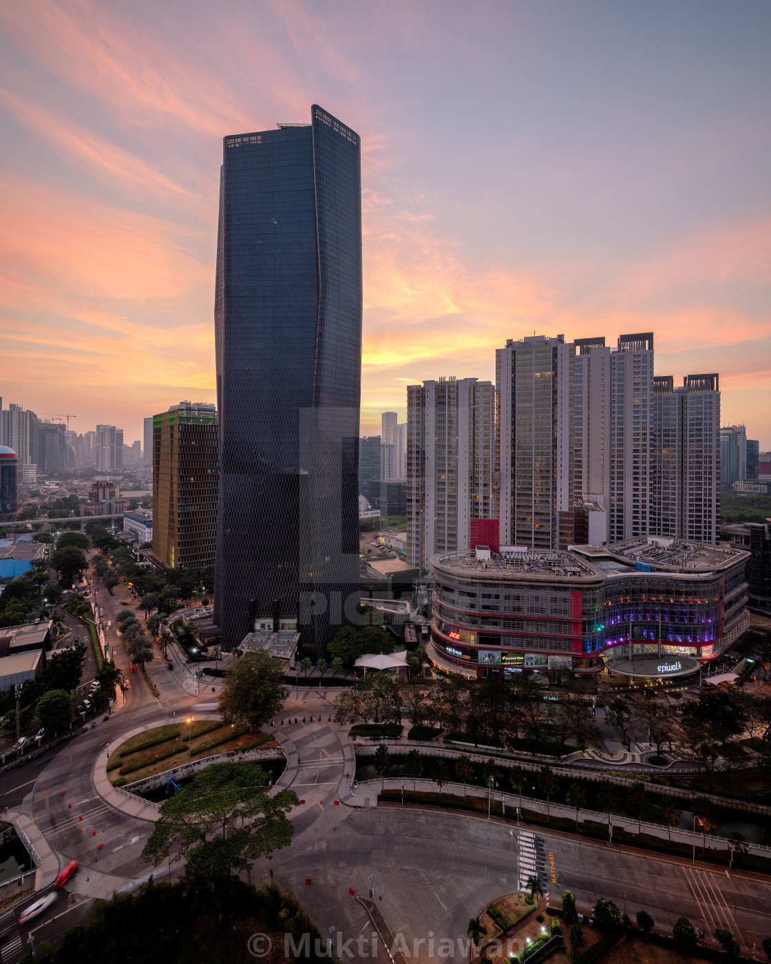 "Bakrie Tower" stock image