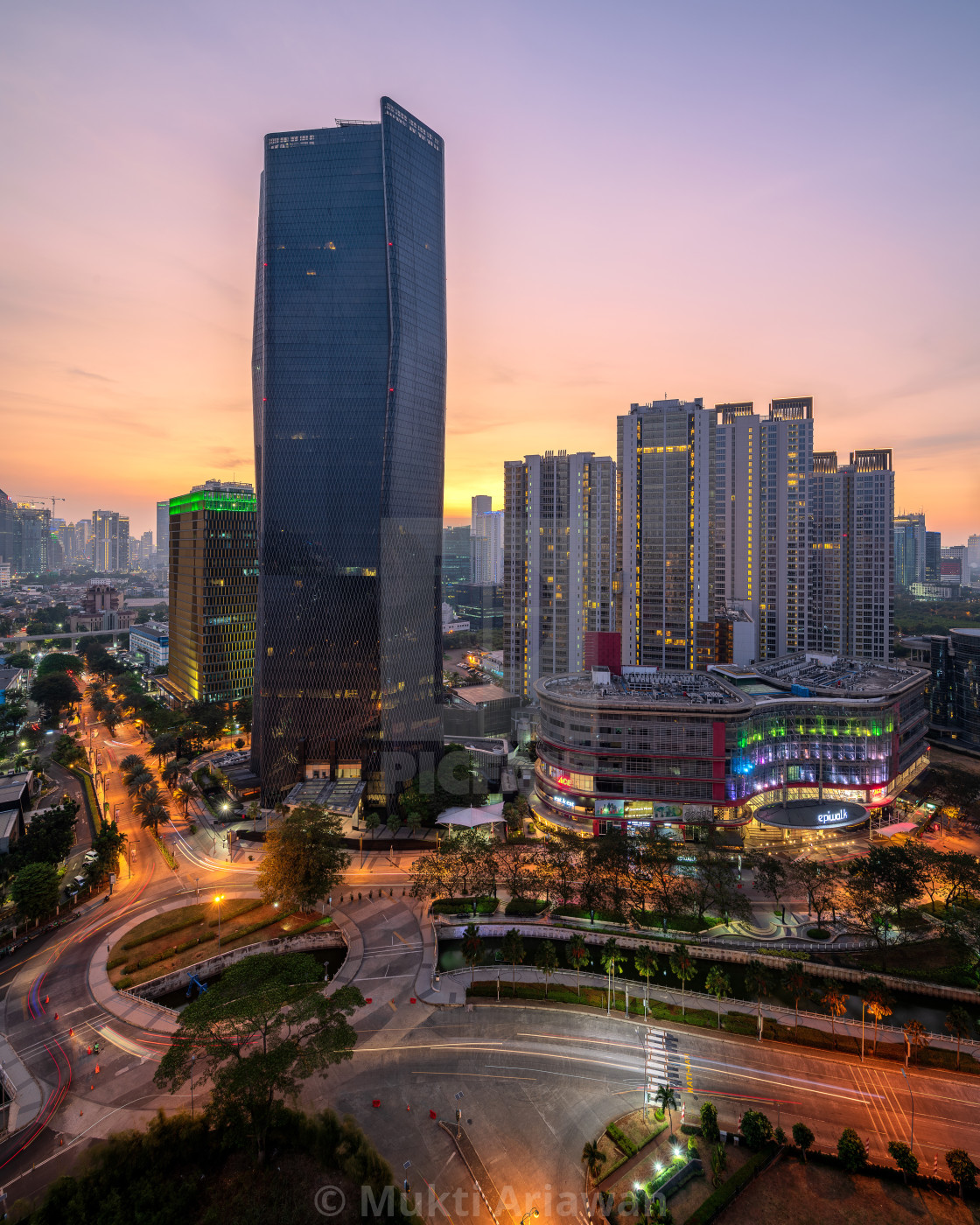 "Bakrie Tower" stock image