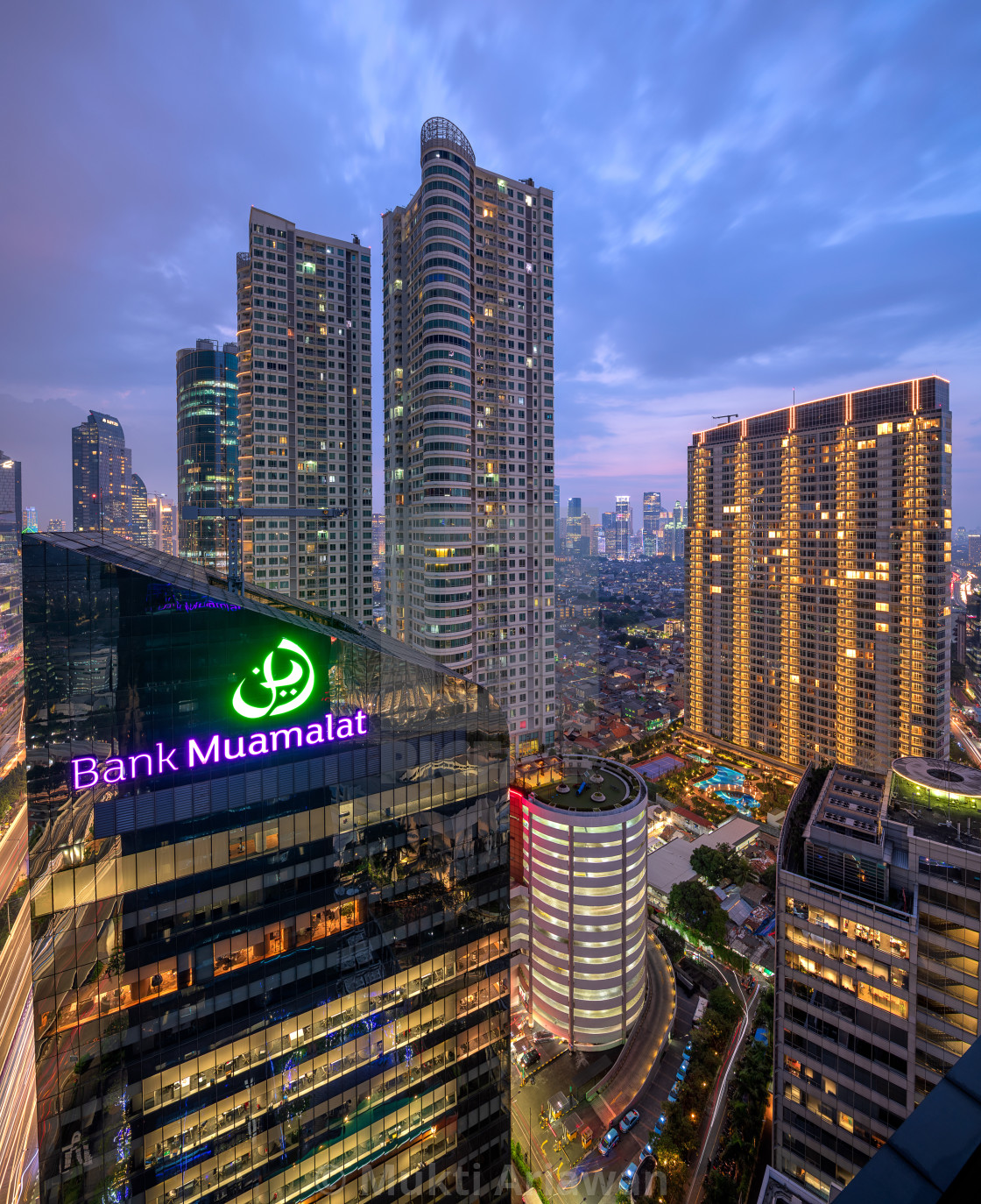 "Mega Kuningan Area" stock image