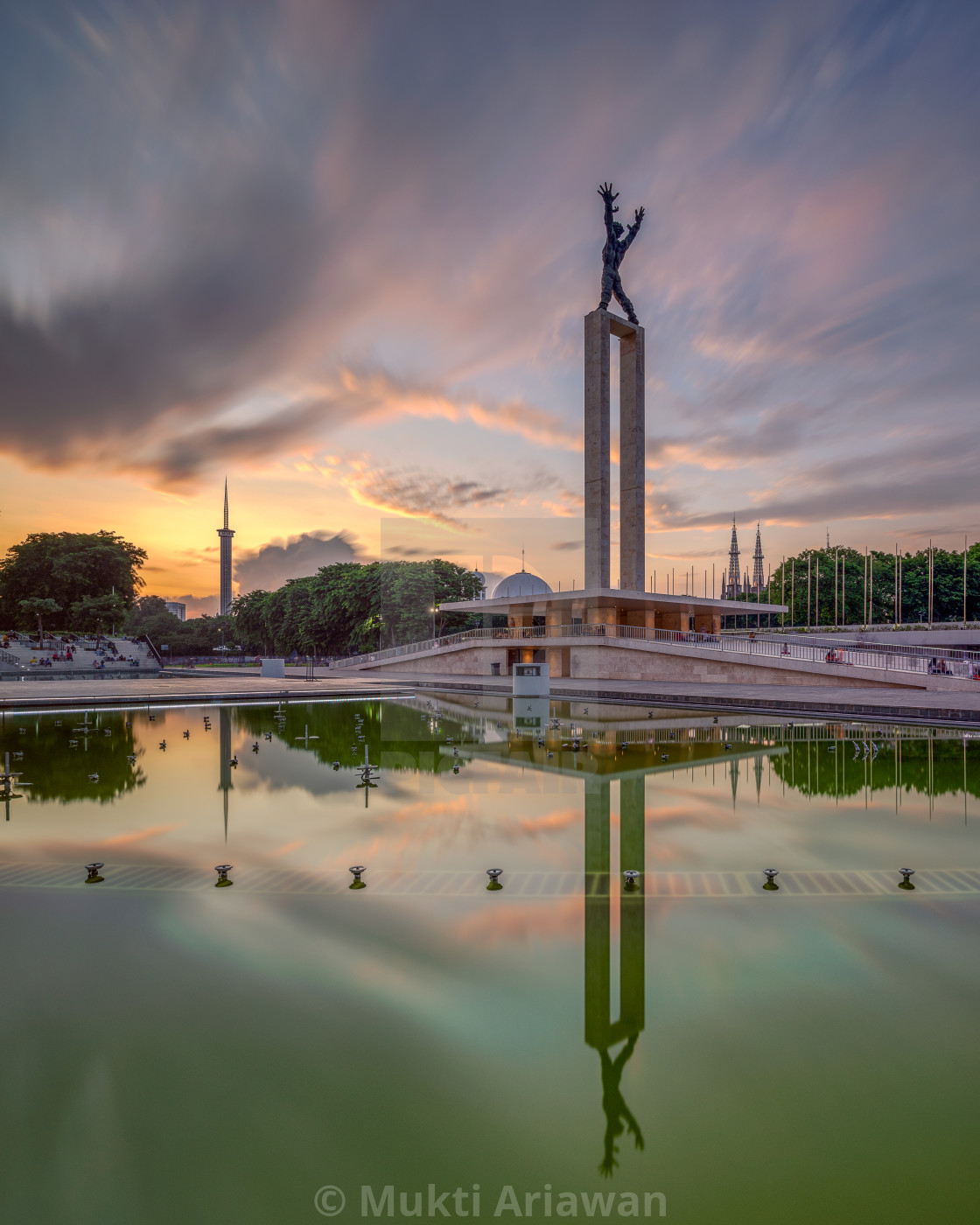 "Lapangan Banteng - Jakarta" stock image