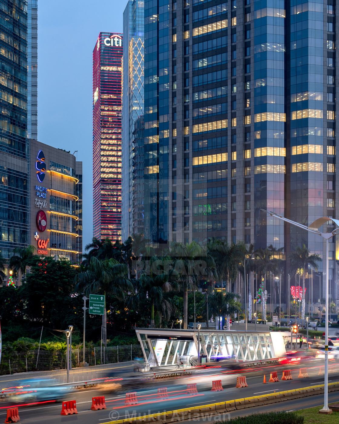 "Sudirman Central Business District / SCBD - Jakarta" stock image