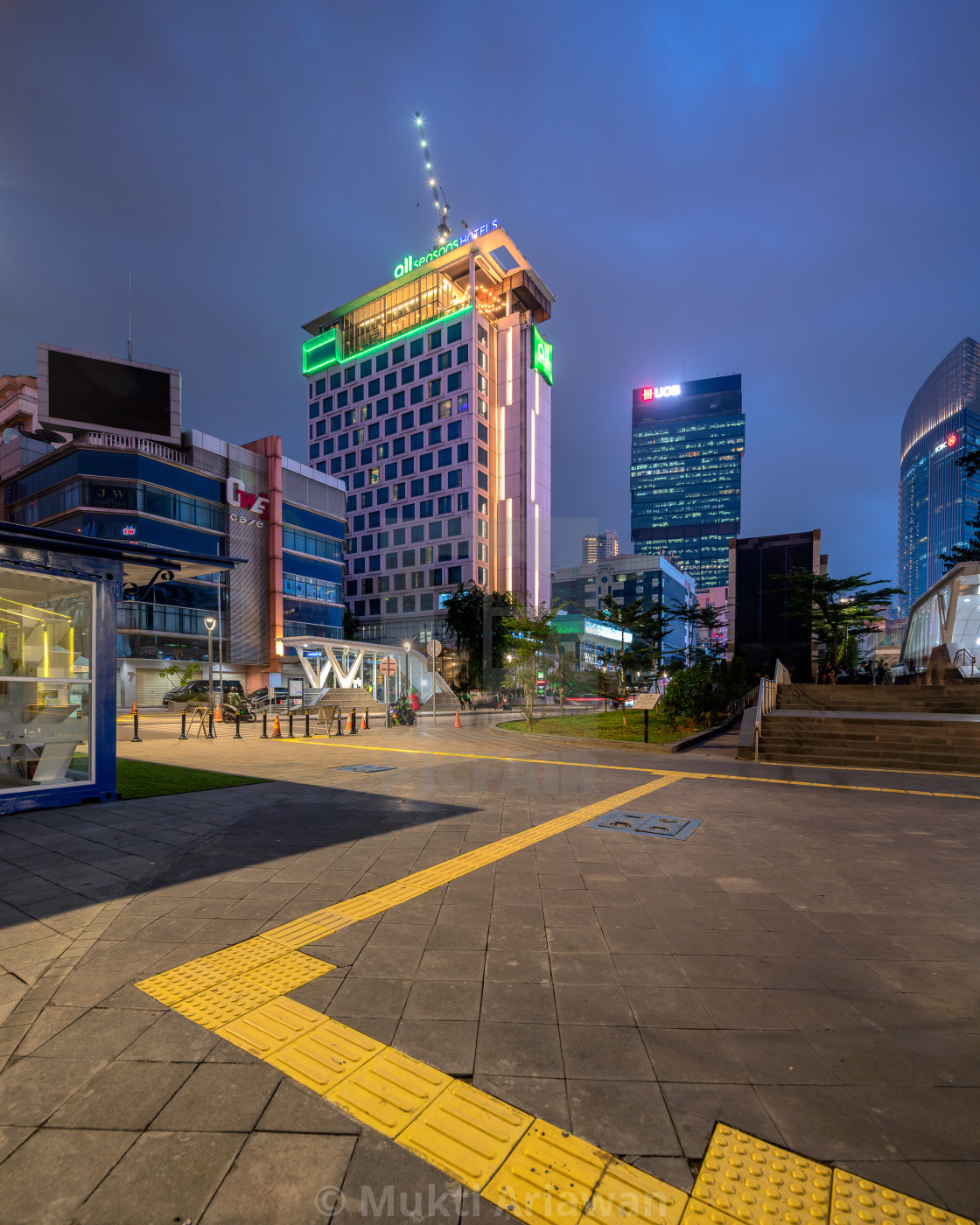 "Dukuh Atas MRT Station" stock image