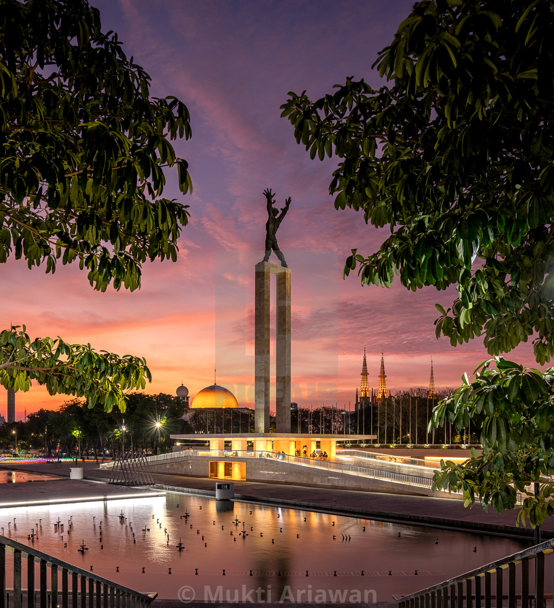 "Lapangan Banteng - Jakarta" stock image