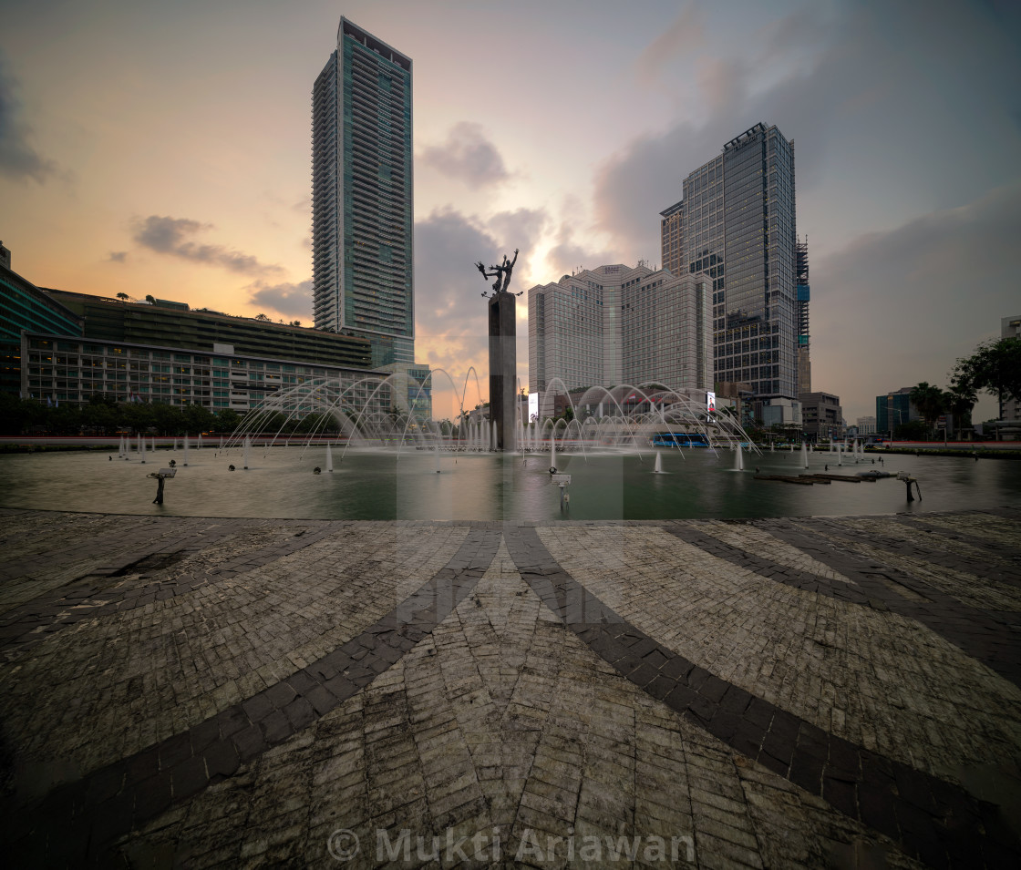 "Selamat Datang Monument - Jakarta" stock image