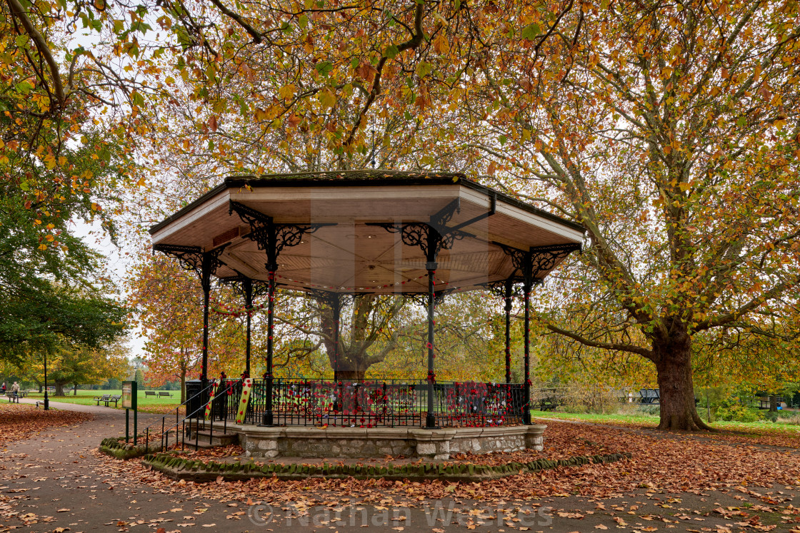 "Victorian Bandstand" stock image