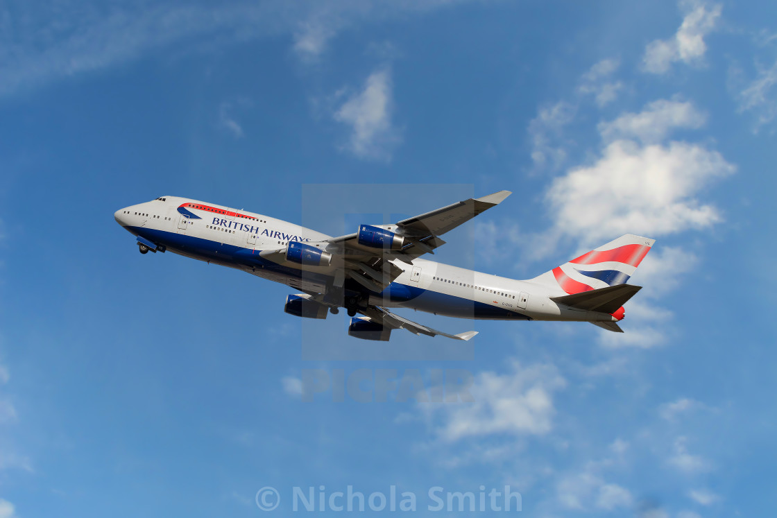 British Airways Boeing 747 400 License Download Or Print