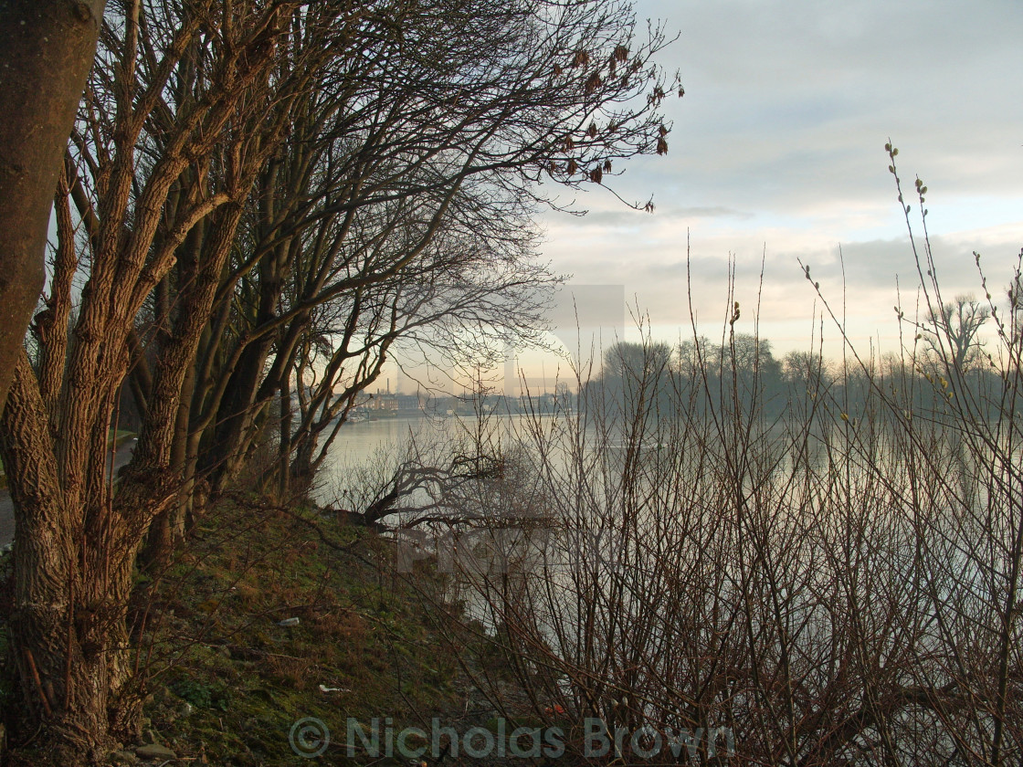 "Chiswick riverside" stock image