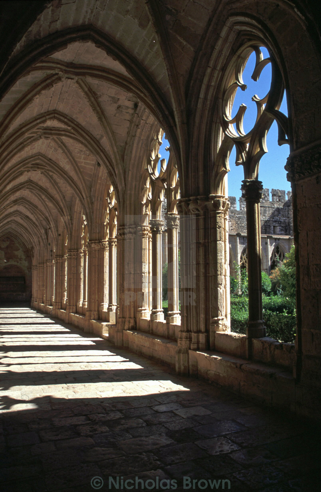 "Cloister, Santes Creus" stock image