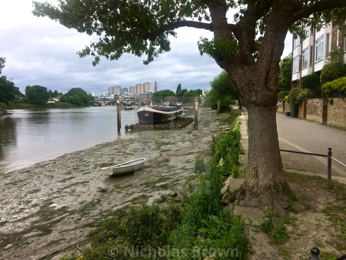 "Drydock at Strand on the Green" stock image