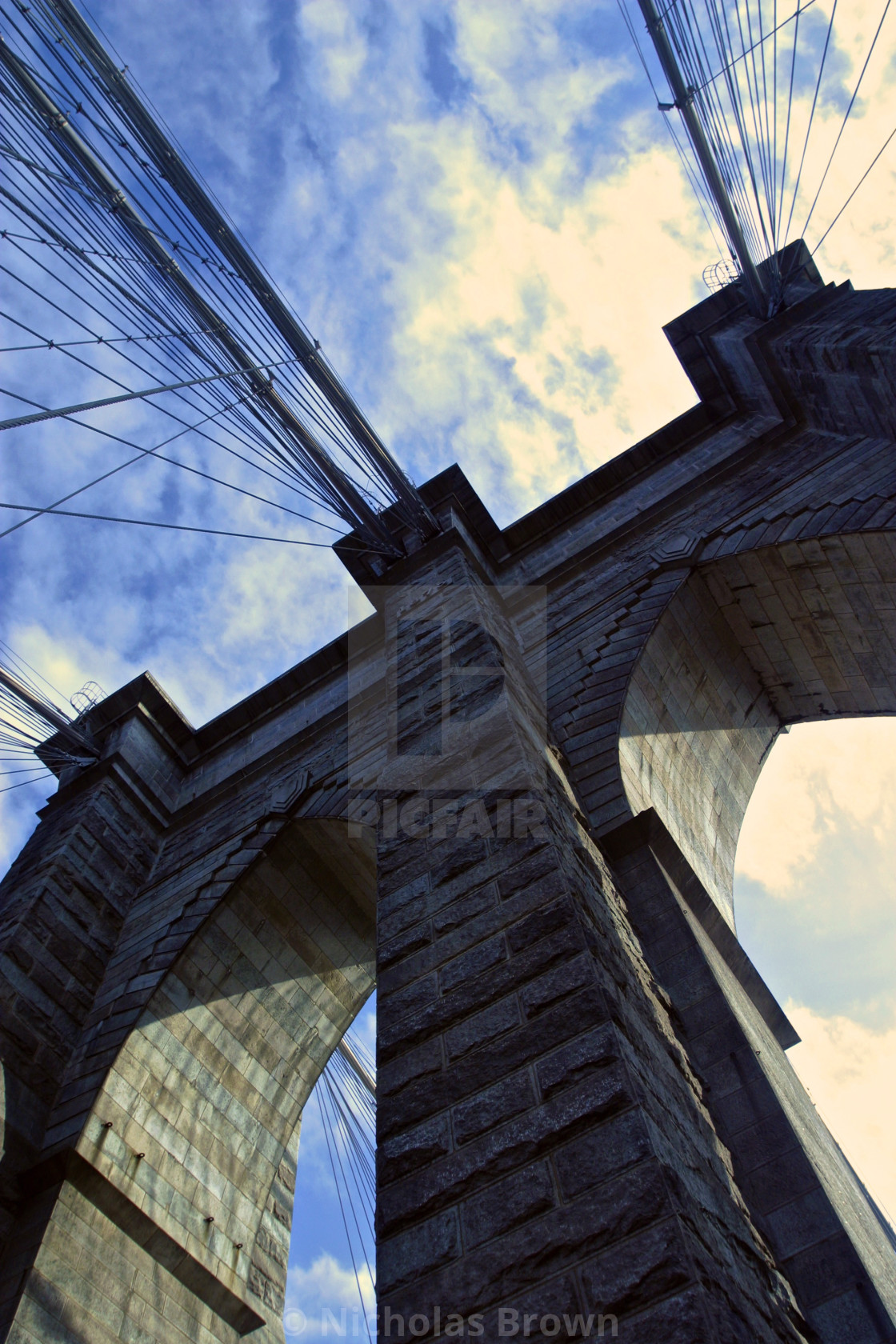 "Brooklyn Bridge" stock image