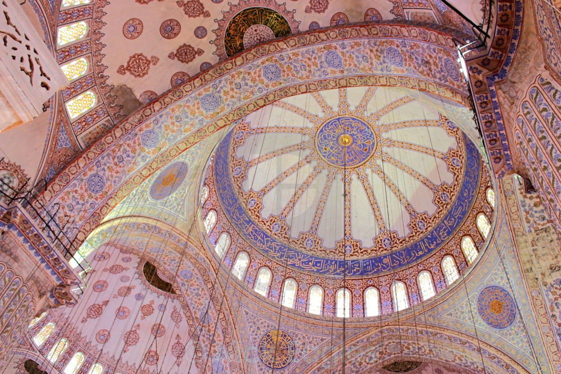 Blue Mosque Interior License Download Or Print For 6 20