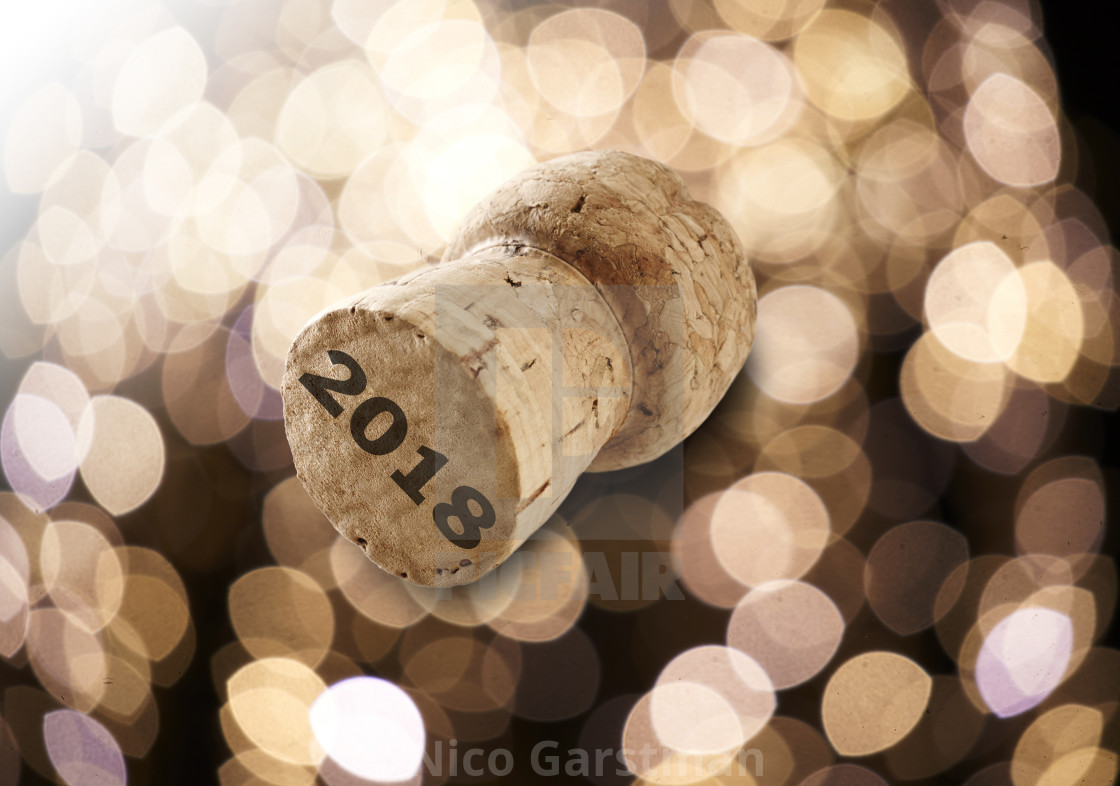 "New Year 2018" stock image