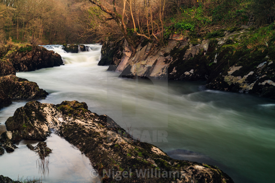 "The Flowing River" stock image