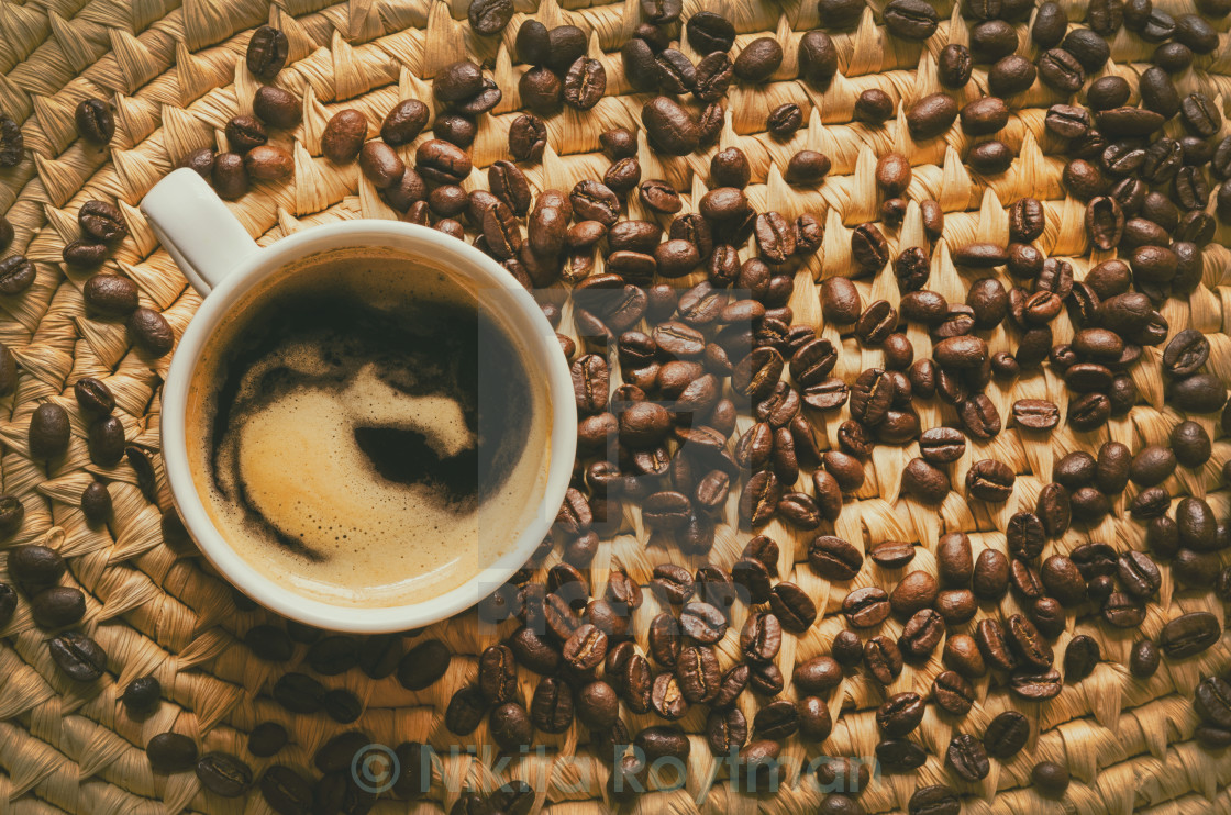 "Coffee Love" by Nikita Roytman - $7.60 "Coffee Love" stock image