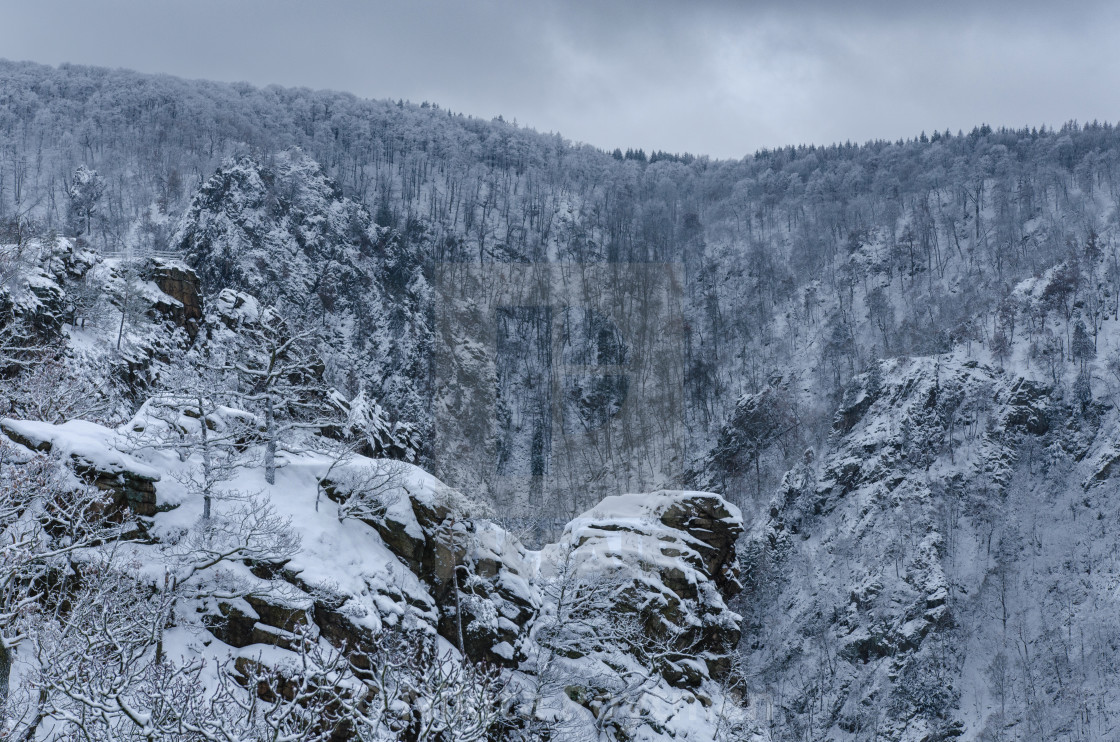 "Moody Rosstrappe Site In The Harz Mountains" by Nikita Roytman - $15.41 "Moody Rosstrappe Site In The Harz Mountains" stock image