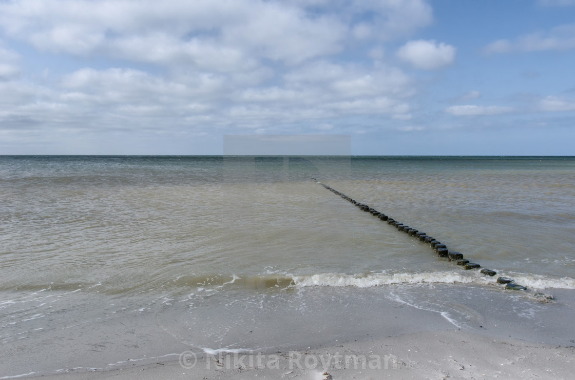 "Direction of horizon at sea" by Nikita Roytman - $7.70 "Direction of horizon at sea" stock image