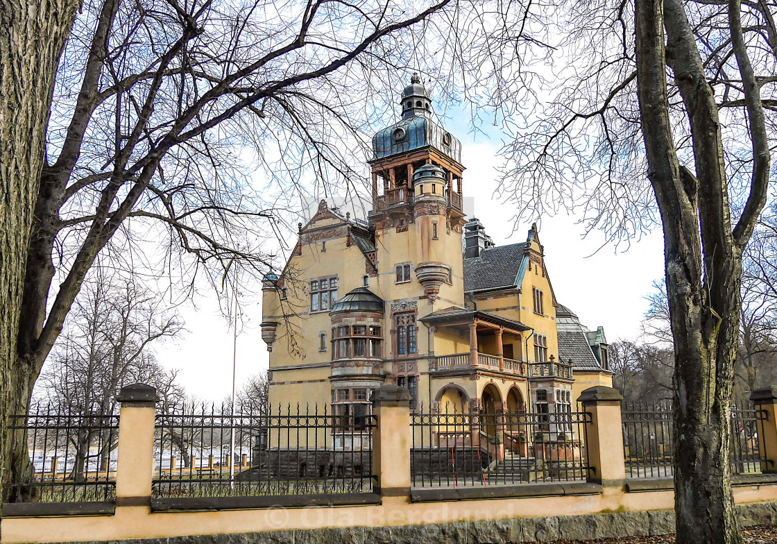 "Nice villa in Stockholm." stock image