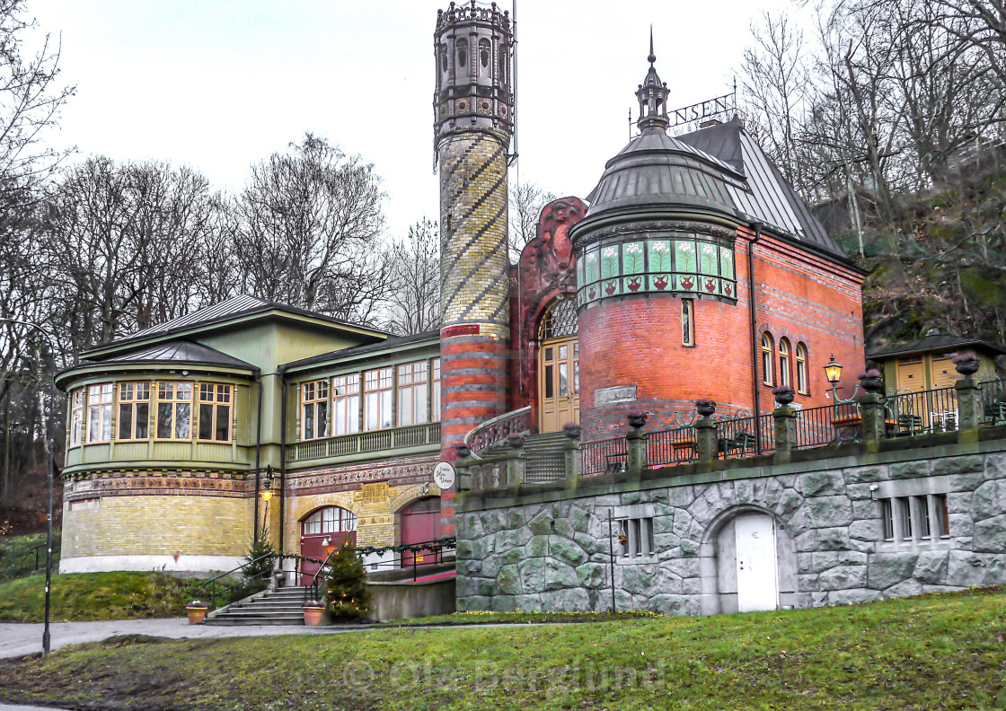 "Villa at Djurgården in Stockholm." stock image