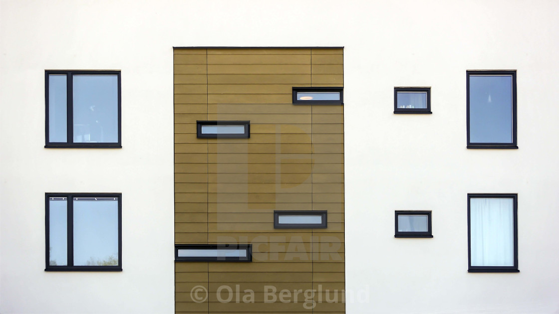 "Facade in Stockholm, Sweden." stock image