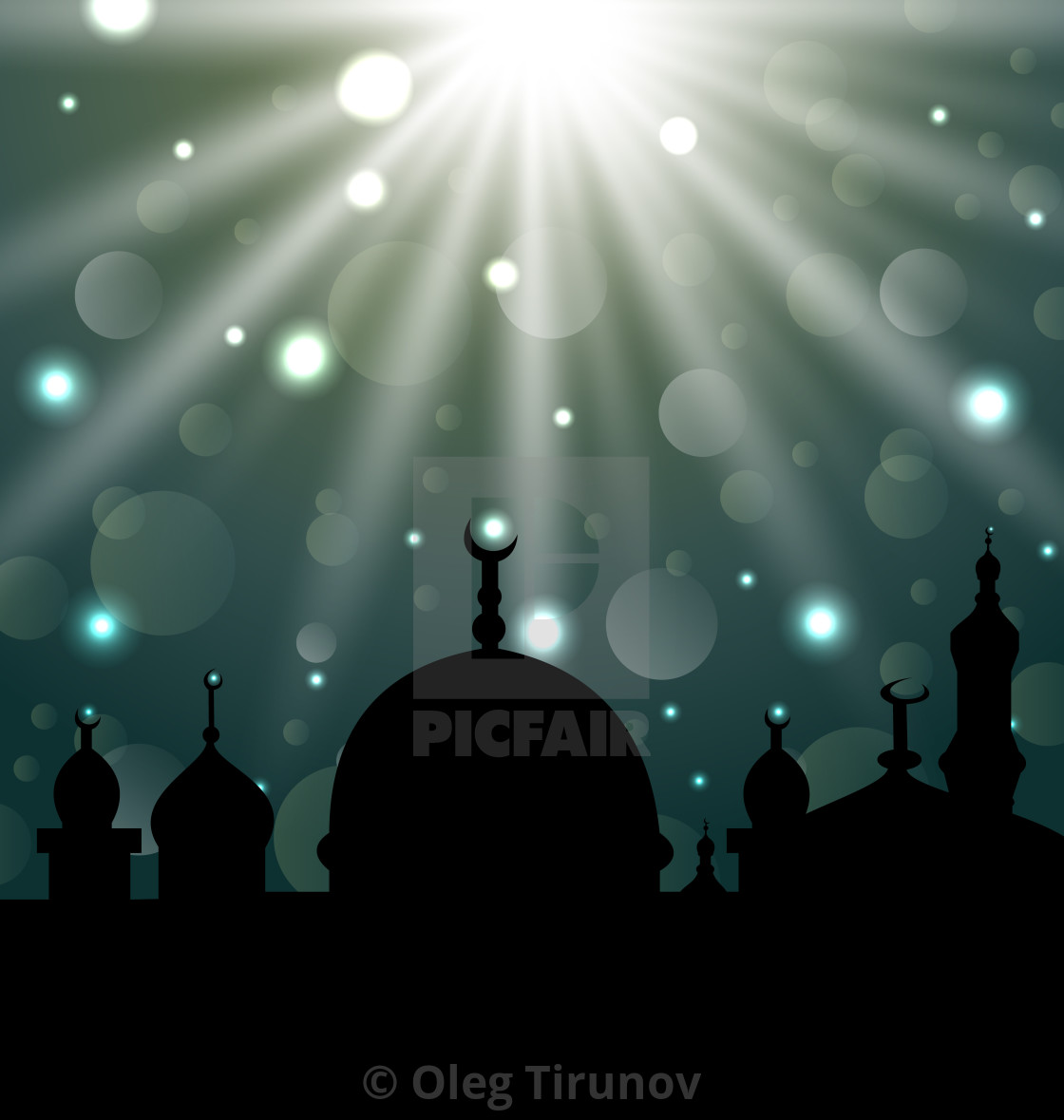 Celebration glowing card for Eid Ul Adha festival - License, download or  print for £ | Photos | Picfair