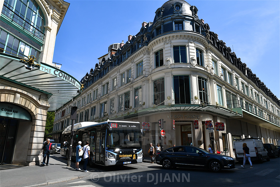 Le ''Bon Marché département store, Paris, France. - License, download or  print for £14.88, Photos