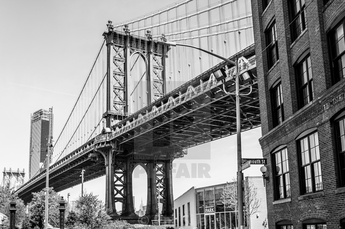 "Manhattan Bridge #16" stock image