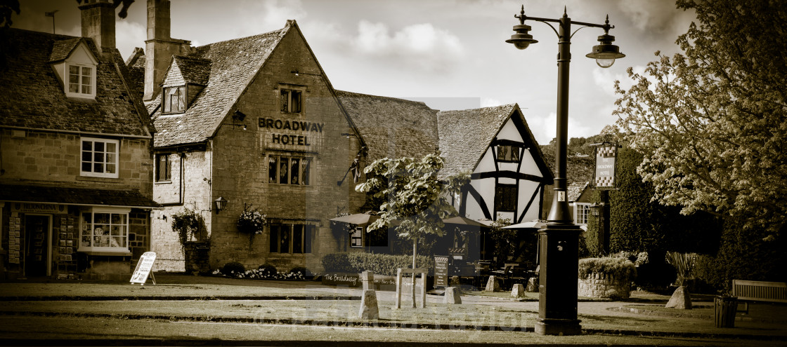 "The Broadway Hotel in the Cotswolds" by Patricia Taylor - $76.73 "The Broadway Hotel in the Cotswolds" stock image