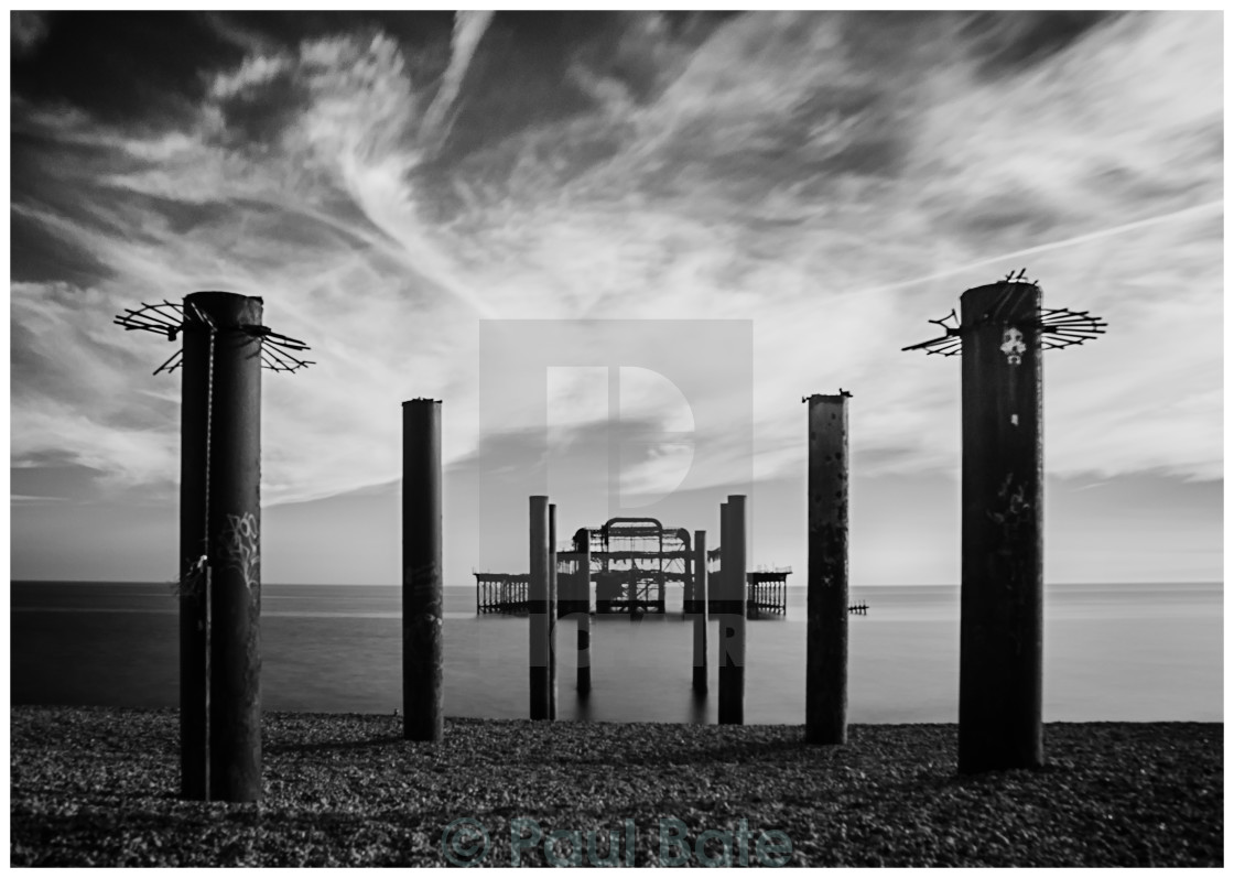 "Brighton West Pier" stock image