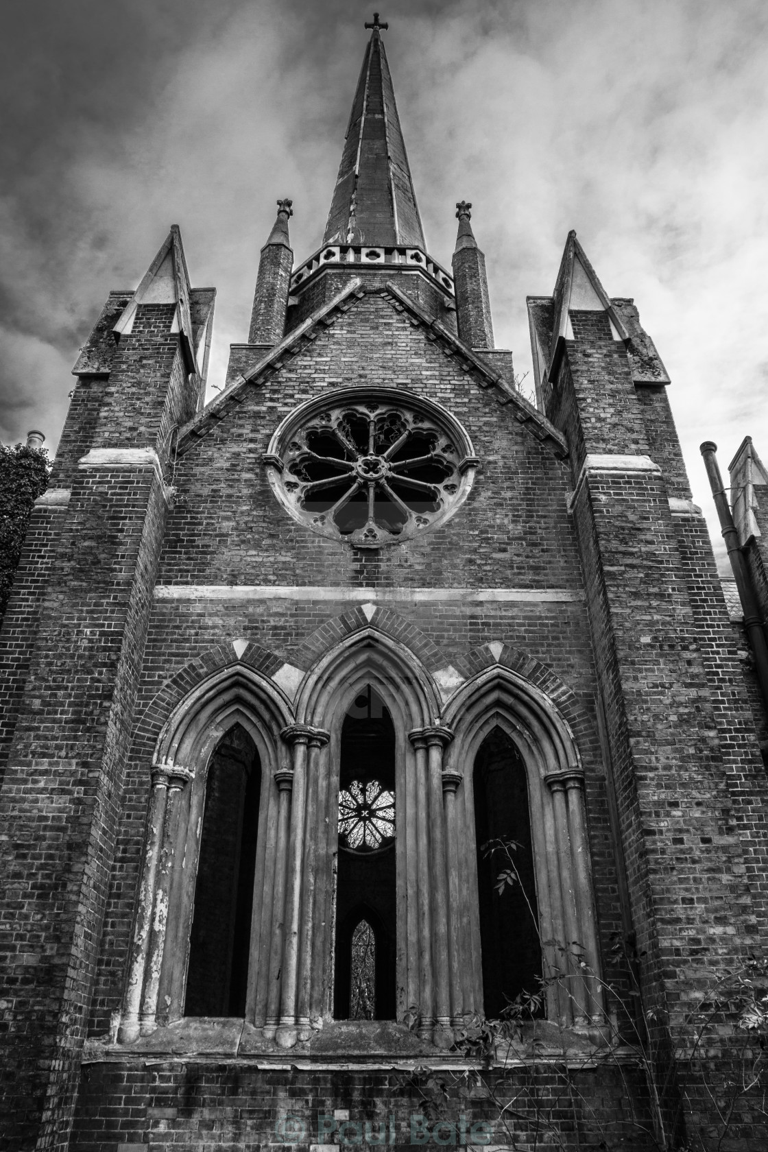 "Ruined Chapel" stock image