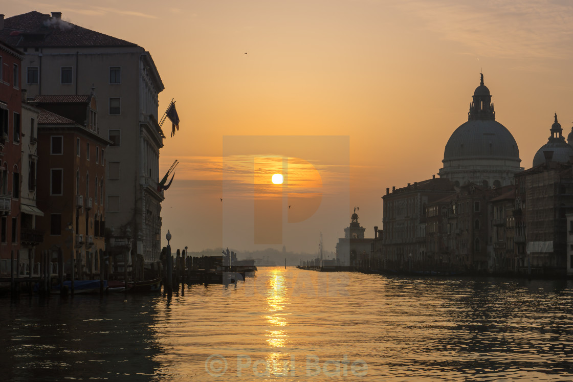 "Venice Sunrise" stock image