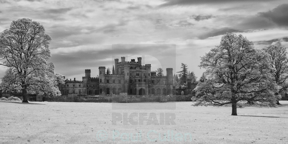 "Lowther Castle Monochrome 7" stock image