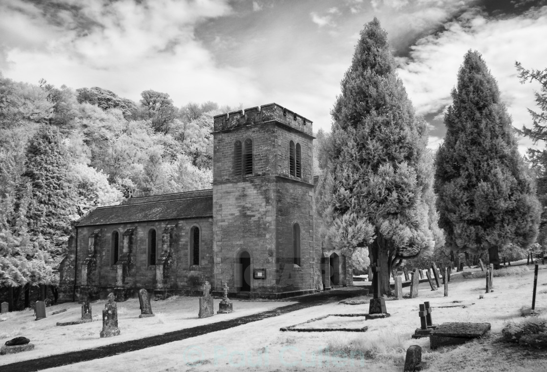 "Saint Peter's Church, Askham." stock image