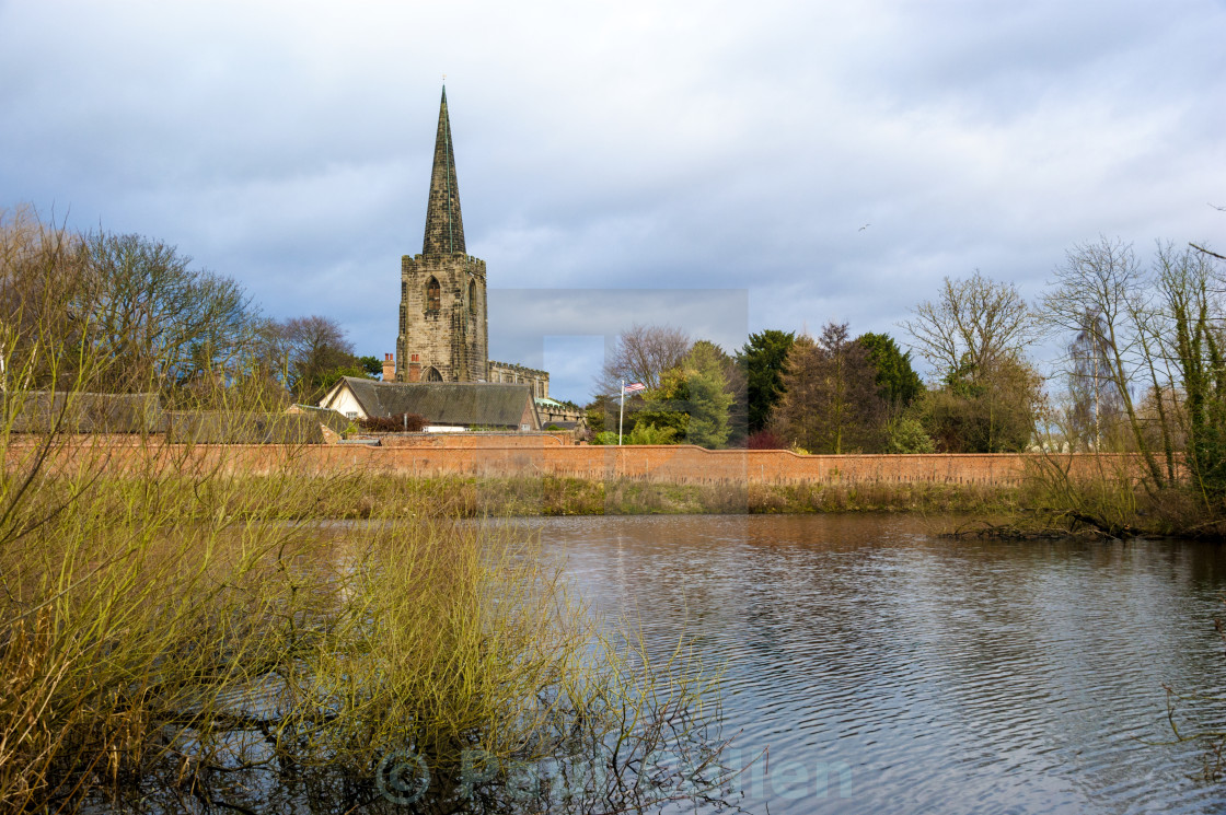 "Church of St. Mary the Virgin." stock image