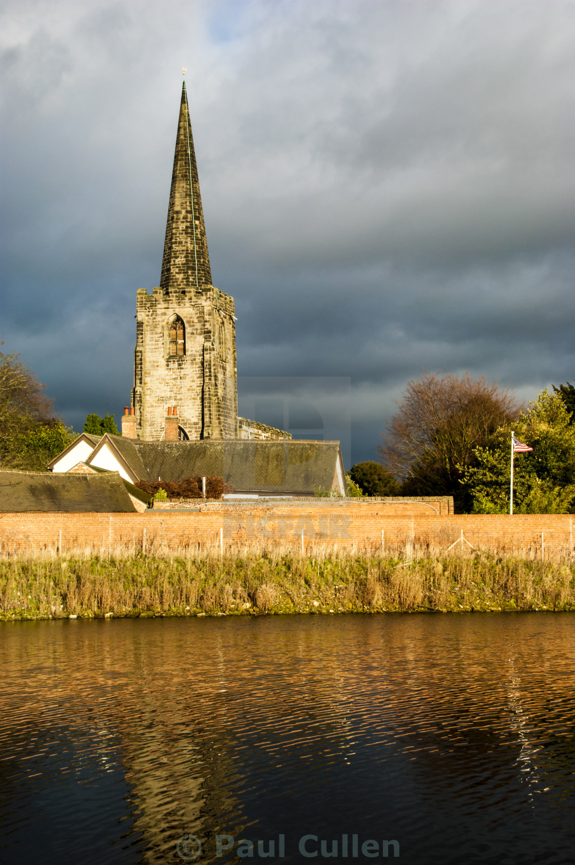 "Church of St. Mary the Virgin." stock image