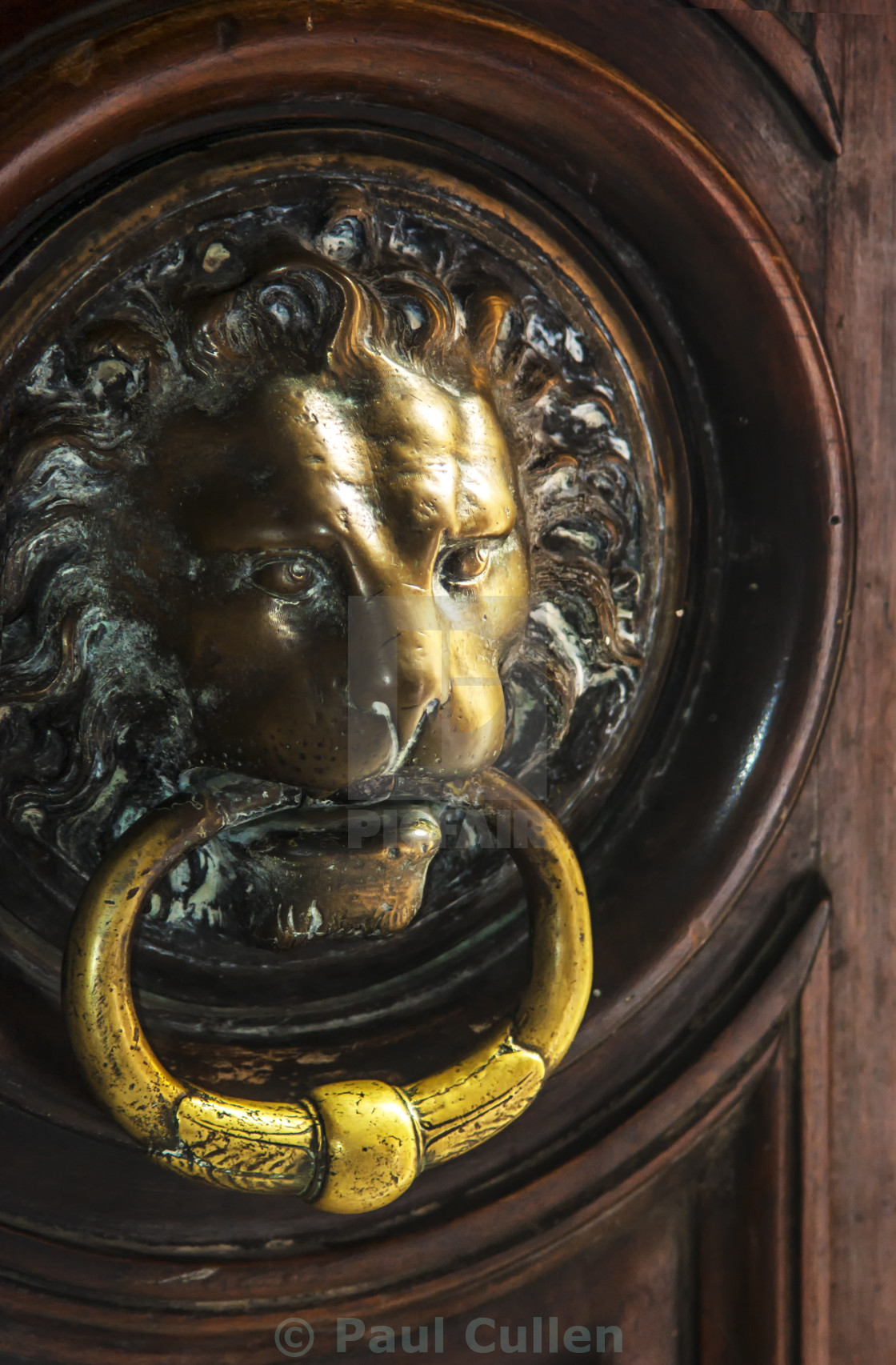 "Door Knocker - Provence." stock image