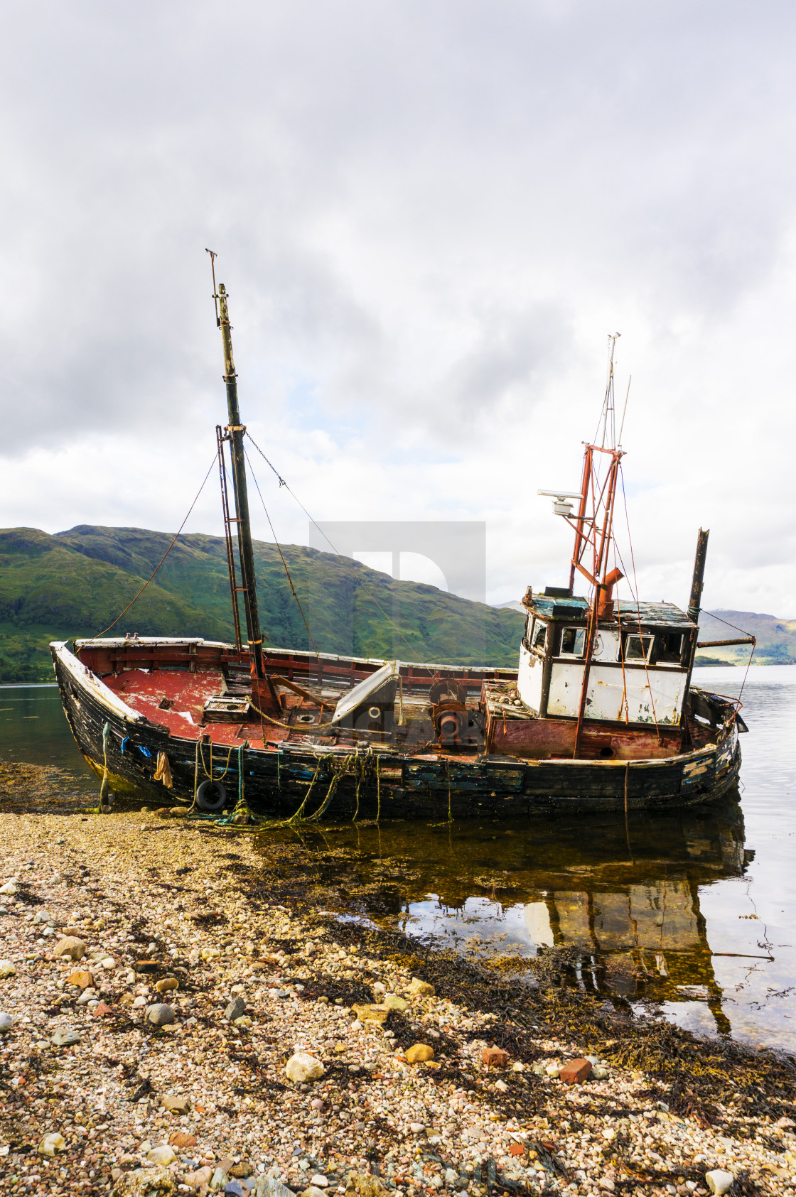 "Old Boat" stock image