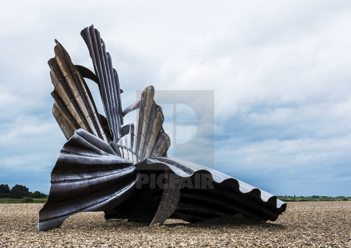 "Britten's Shell - Side view." stock image