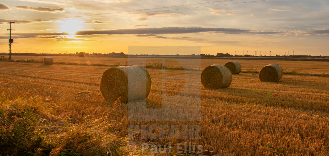 "Lincolnshire Harvest" stock image