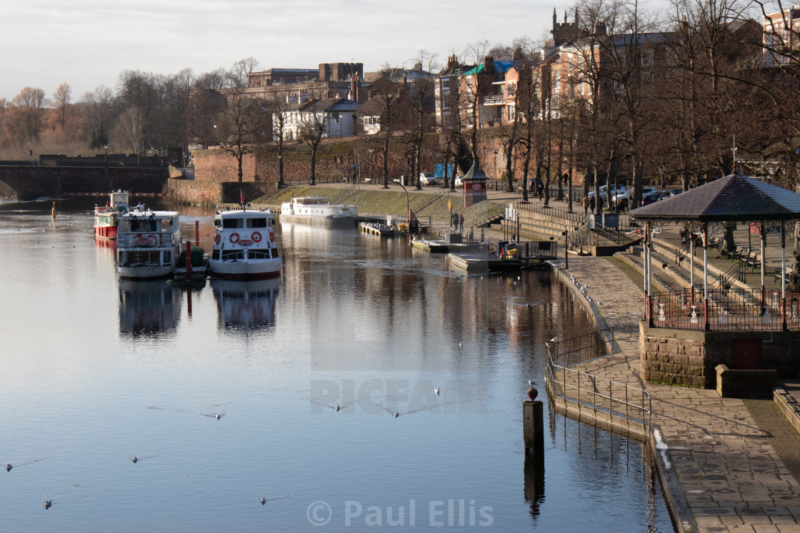 "The Dee at Chester" stock image