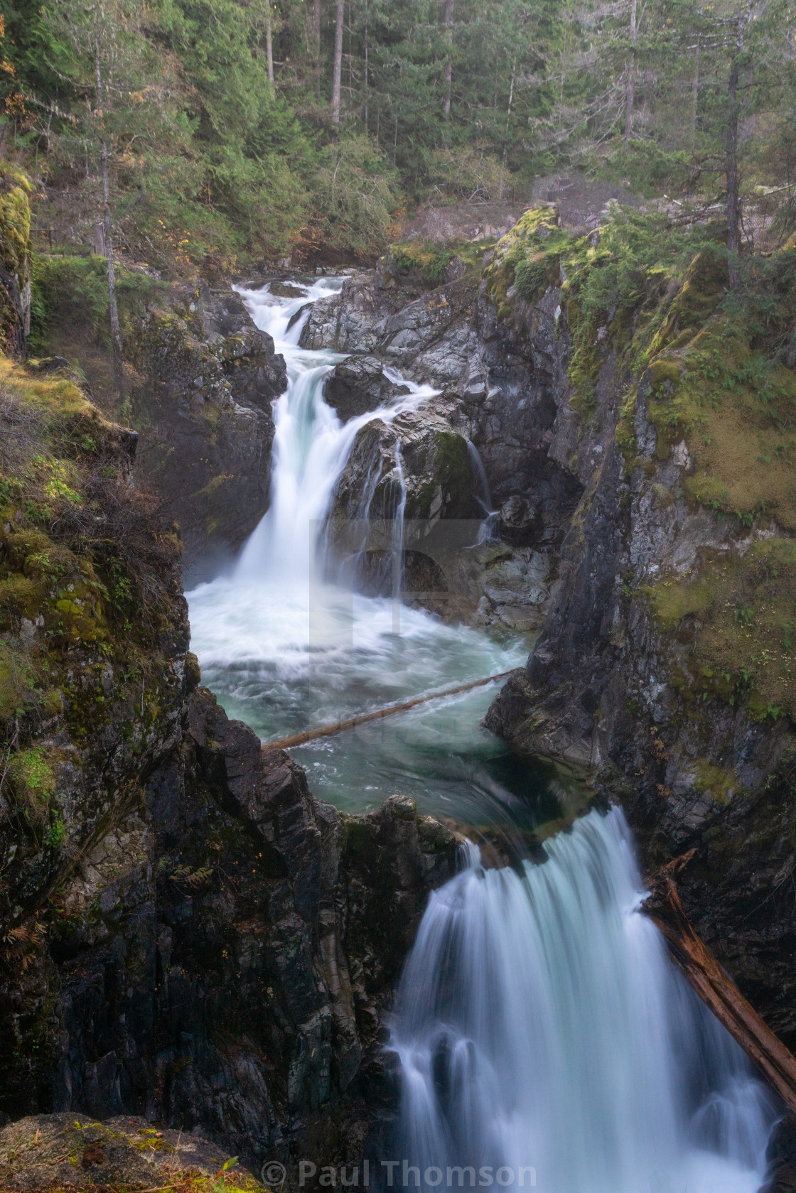 "Little Qualicum Falls" by Paul Thomson - £18.60 "Little Qualicum Falls" stock image