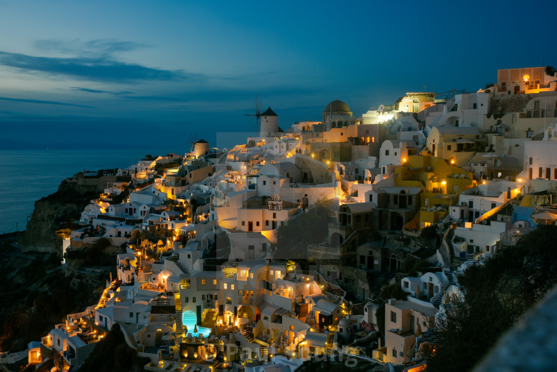 "Oia View" stock image