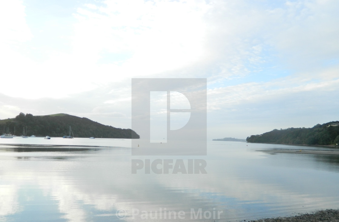 "Sky Reflection Scenic Image NZ" by Pauline Moir - £1.24 "Sky Reflection Scenic Image NZ" stock image