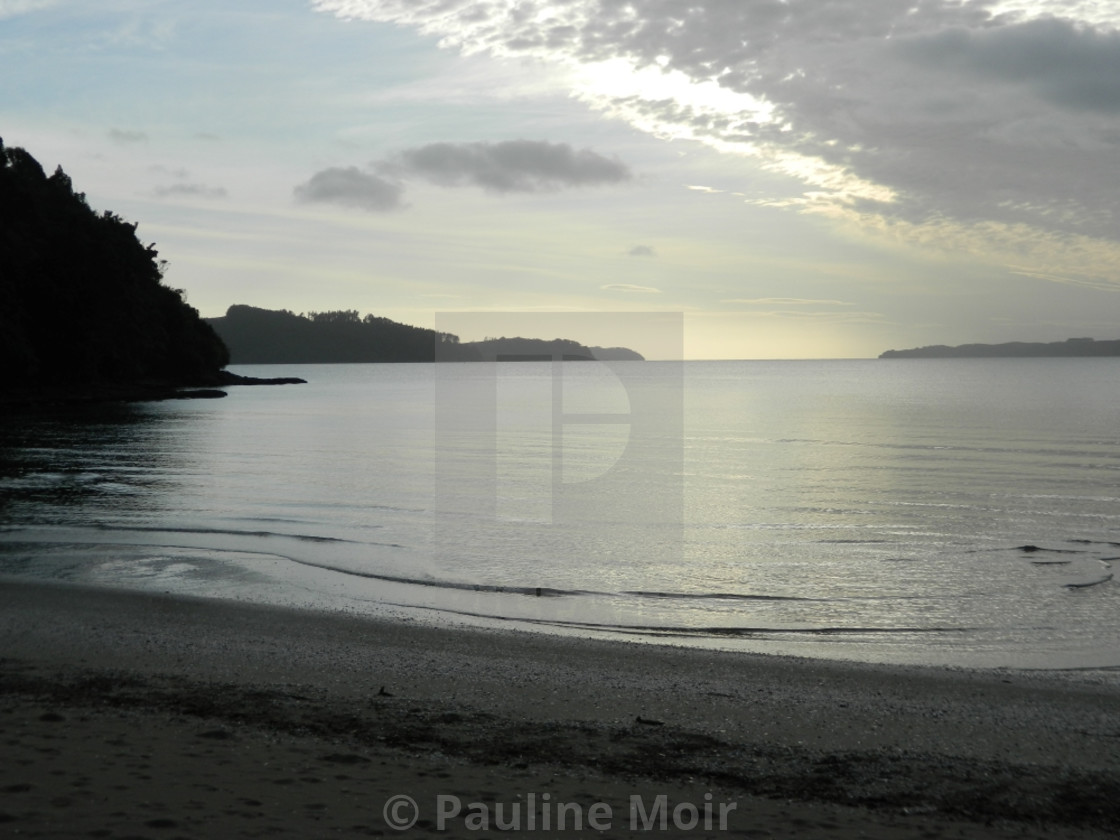 "Morning Beach Image" by Pauline Moir - £1.24 "Morning Beach Image" stock image