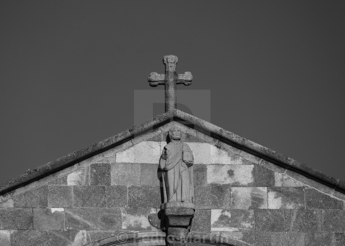 "Saint Peter top sculpture" by Pedro Martín - $5.46 "Saint Peter top sculpture" stock image
