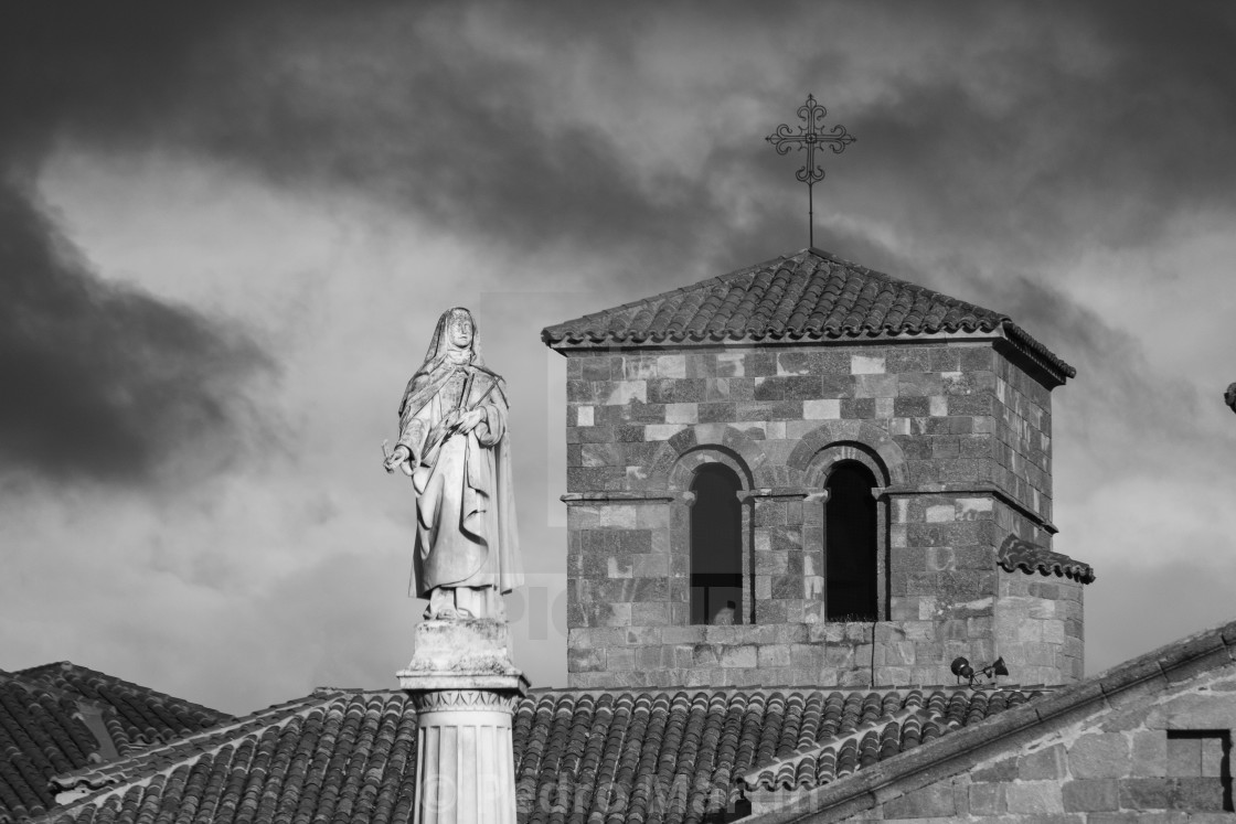 "Saint Teresa Square, Ávila" by Pedro Martín - $5.48 "Saint Teresa Square, Ávila" stock image