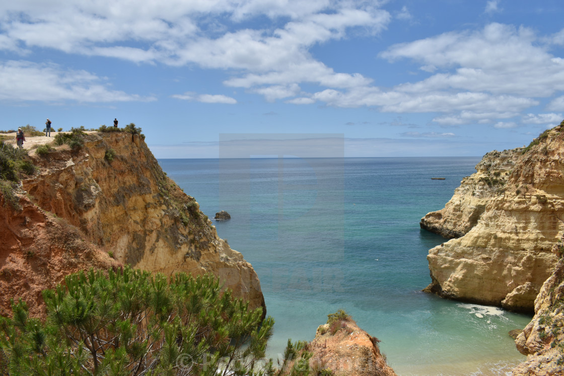 "rocky coast beach and nature" stock image