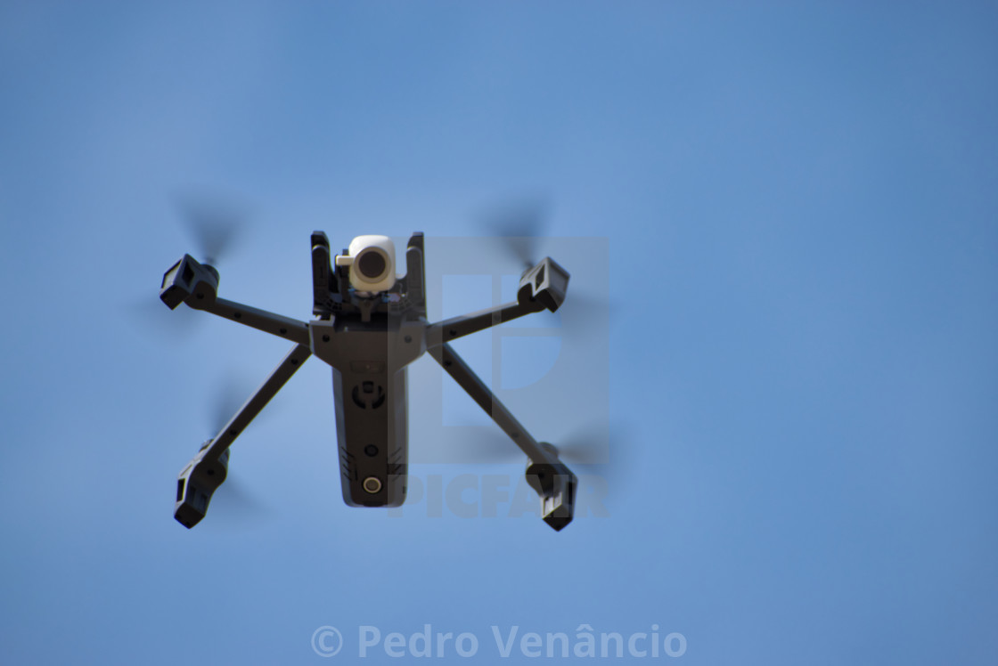 "Drone parrot anafi flying" stock image