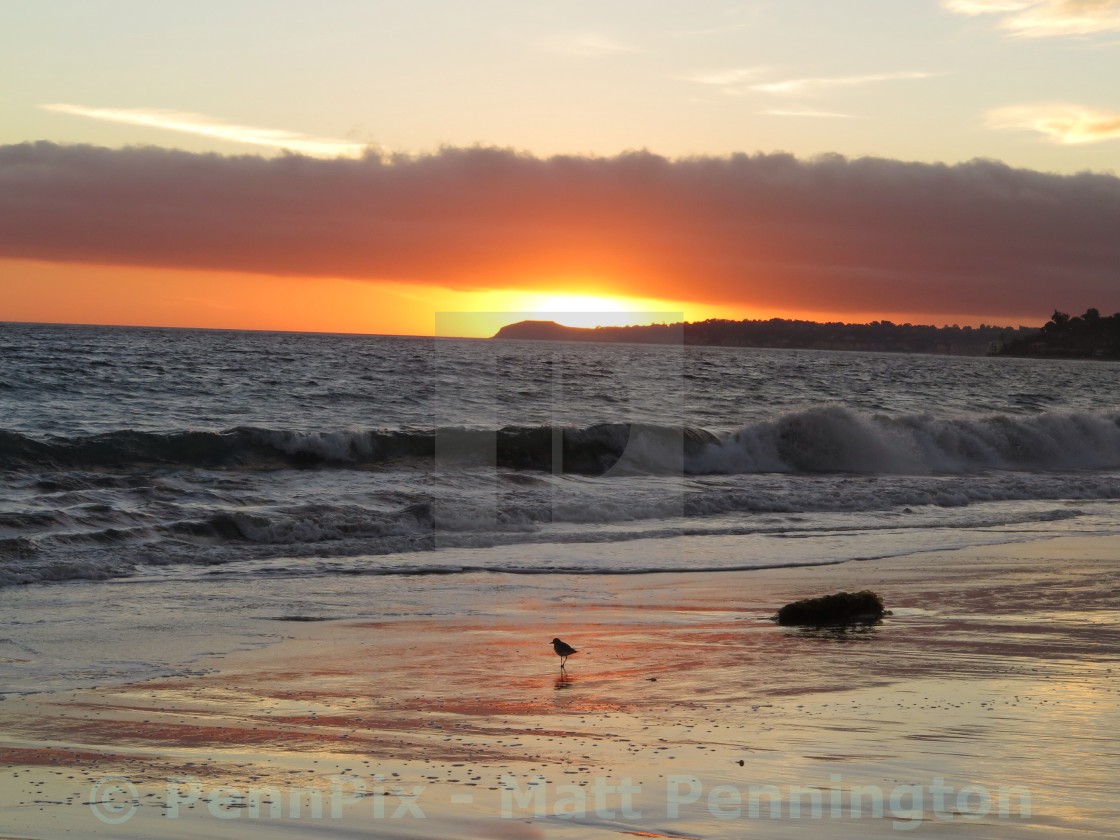 Malibu Beach Sunset License Download Or Print For 20 00