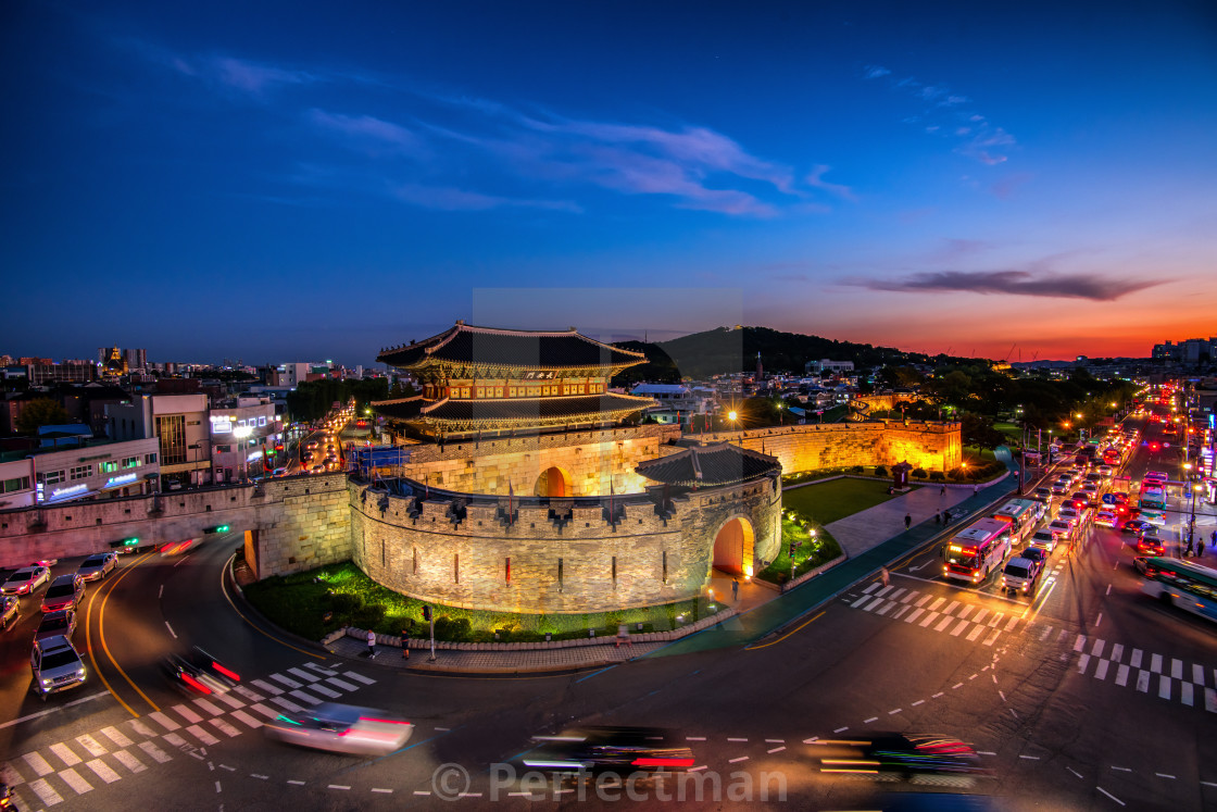 "Night cityscape" stock image