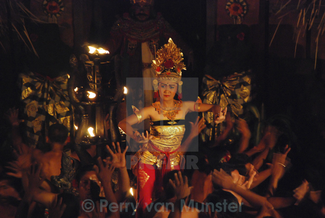 "Traditional dance in Bali" stock image